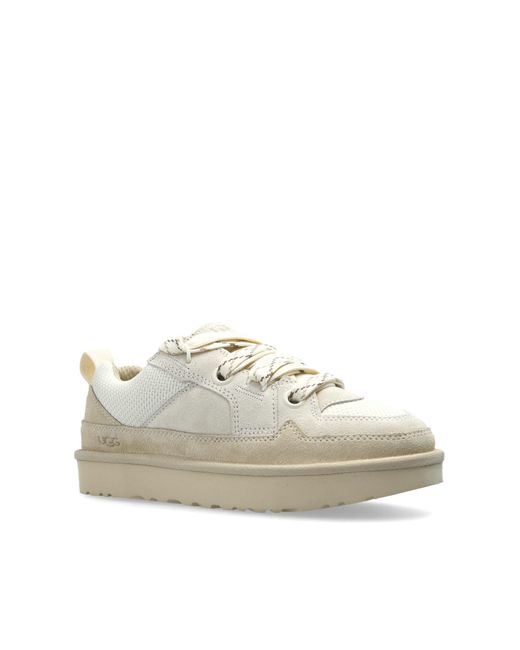 Ugg White Sports Shoes 'W Lo Lowmel'