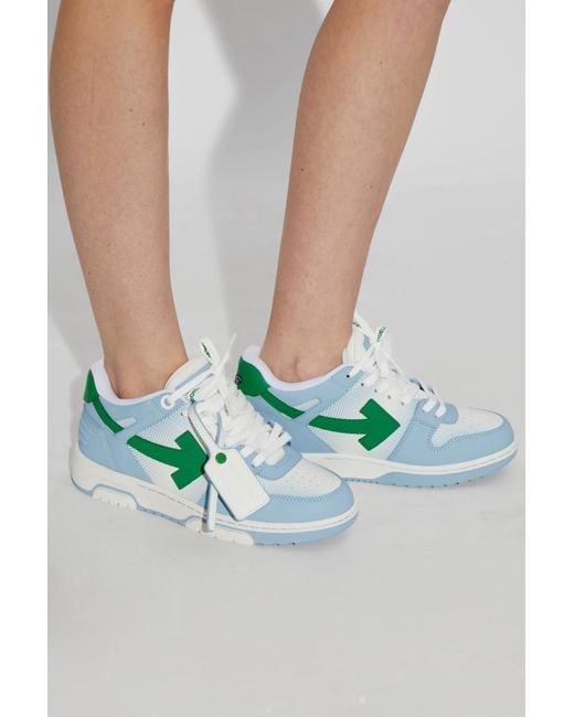 Off-White c/o Virgil Abloh Green 'Out Of Office' Sports Shoes
