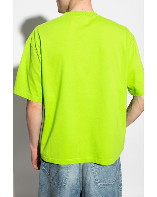 Neon balenciaga sales shirt