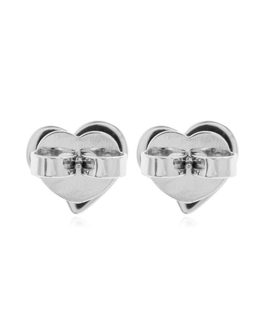 Kate Spade Metallic Heart-Shaped Earrings