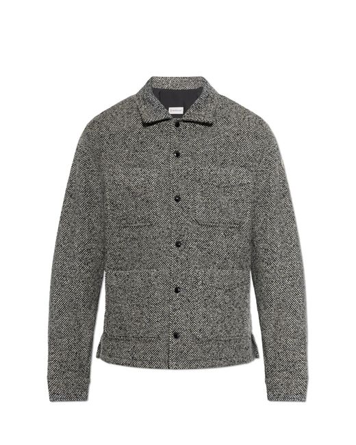 Moncler Gray Jacket With Pockets for men