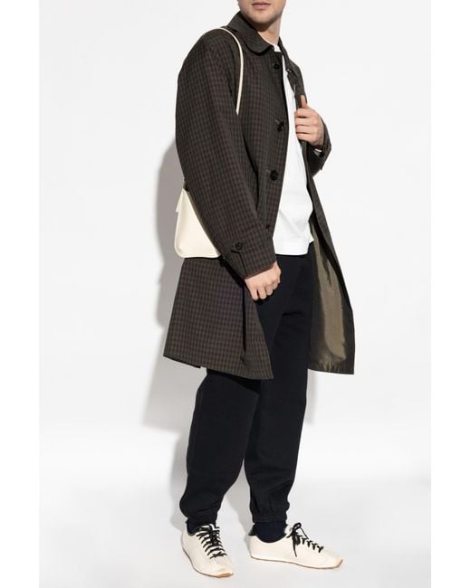 Jil Sander Black Sweatpants With Cuffed Legs for men