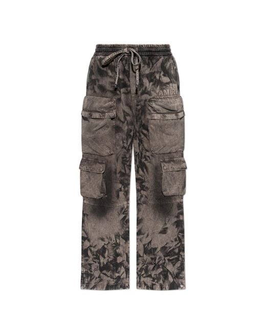 Amiri Brown 'Cargo' Trousers for men