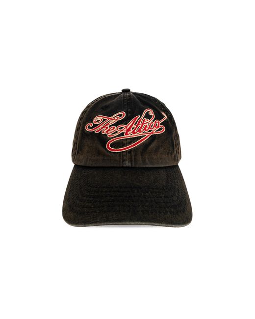 The Attico Black Baseball Cap
