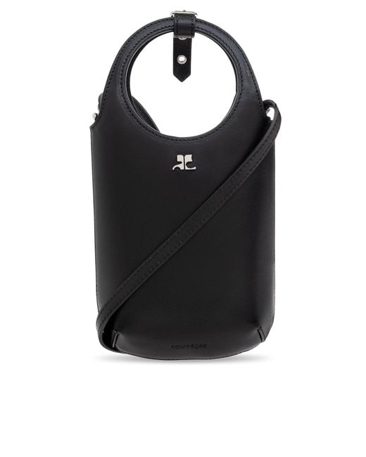 Courreges Black Bag Slim Holy,