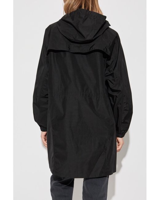 Burberry Black Parka With Hood