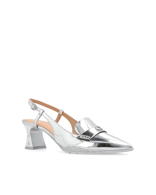 COACH 'nikola' Pumps in White Lyst