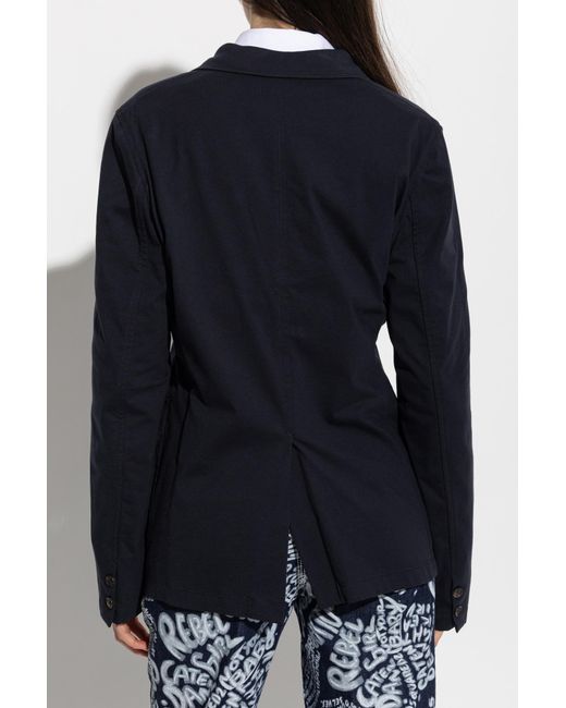 DSquared² Blue Single-Vent Blazer