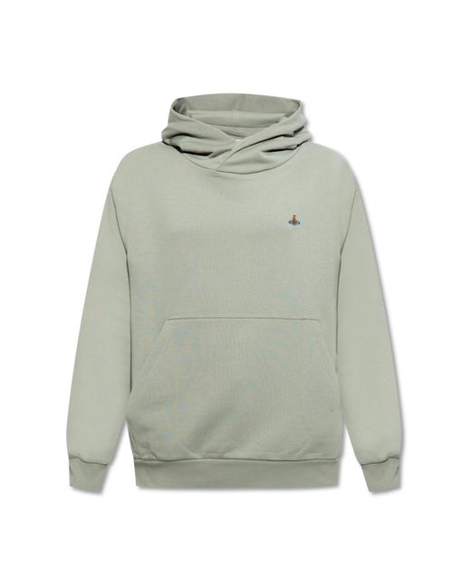 Vivienne Westwood Cotton Hoodie With Logo in Green for Men | Lyst Canada
