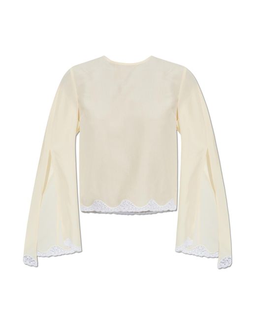 Posse White 'Tabitha' Long Sleeve Top
