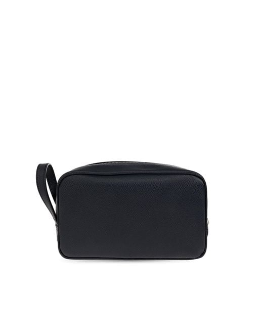 Dolce & Gabbana Blue Leather Toiletry Bag for men