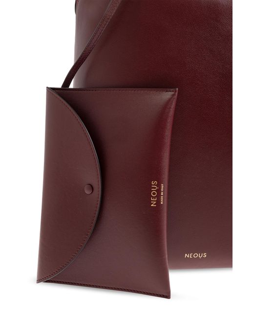 Neous Red Shoulder Bag 'Thea'
