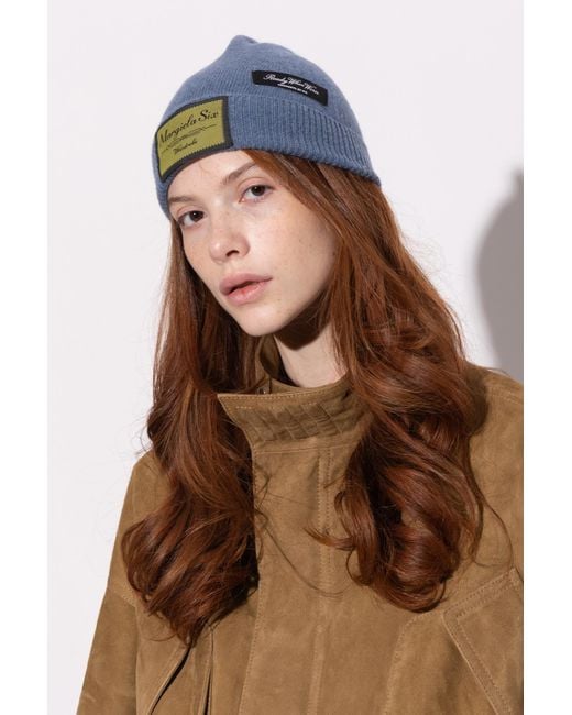 MM6 by Maison Margiela Blue Cap With Logo