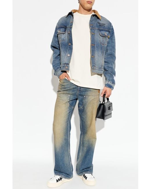 Amiri White T-Shirt With A Colorful Print On The Back for men