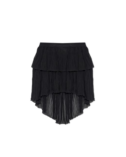 Blumarine Black Asymmetric Skirt