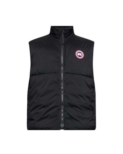 Canada Goose Black "Lodge" Down Vest for men