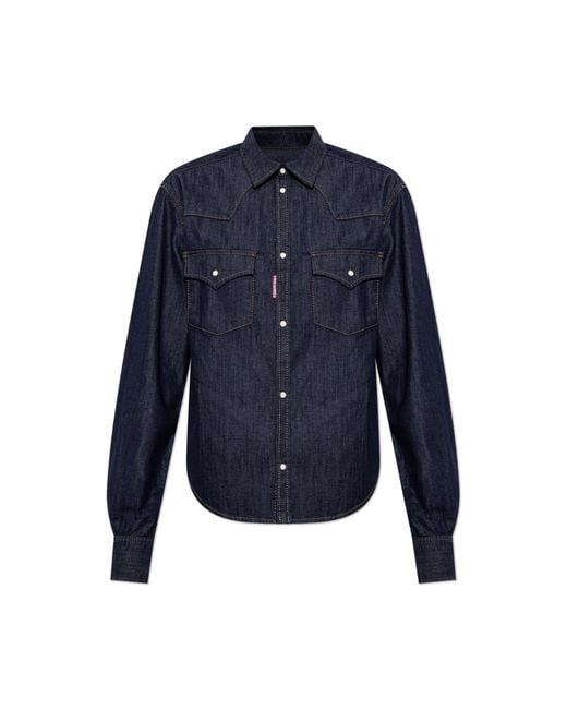 DSquared² Blue Denim Shirt