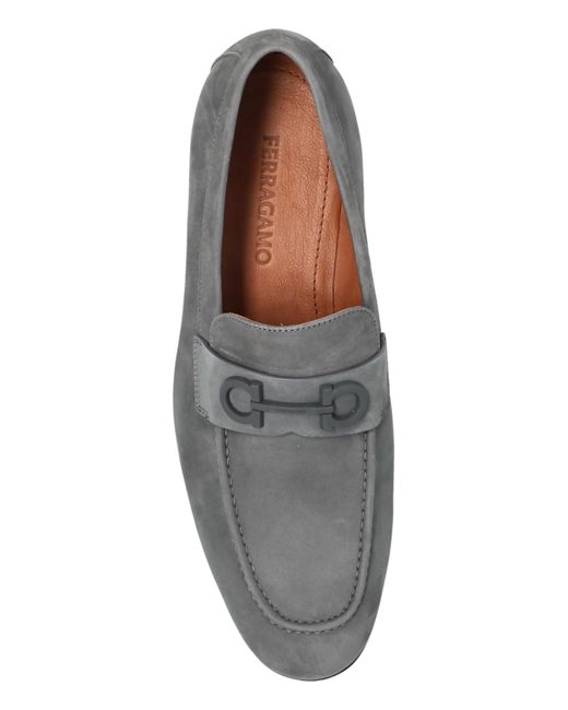 Ferragamo Blue 'Touch' Loafers for men