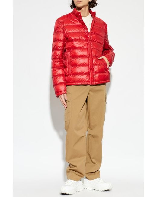 Moncler Red 'Selves' Puffer Jacket for men