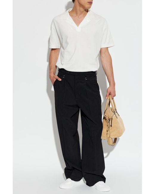 Maison Margiela White Polo for men