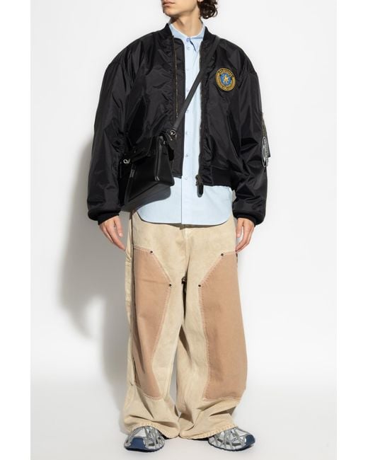 Balenciaga Black Bomber Jacket for men