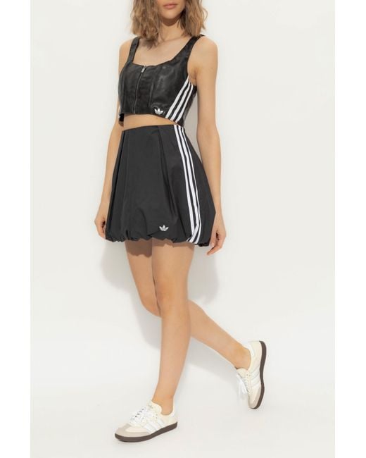 adidas Originals Bubble Skirt in Black | Lyst