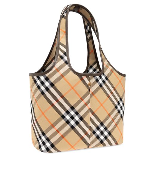 Burberry Natural Cotton Tote Bag