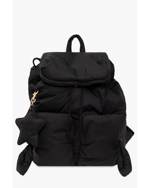See By Chloé Black ‘Joy Rider’ Backpack With Logo