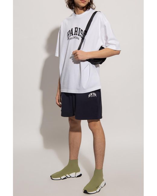 balenciaga white t shirt mens