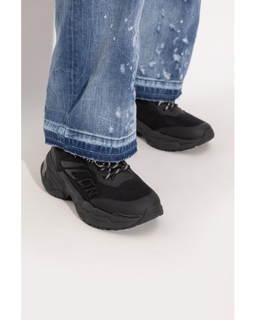 DSquared² Black "Faster" Sports Shoes
