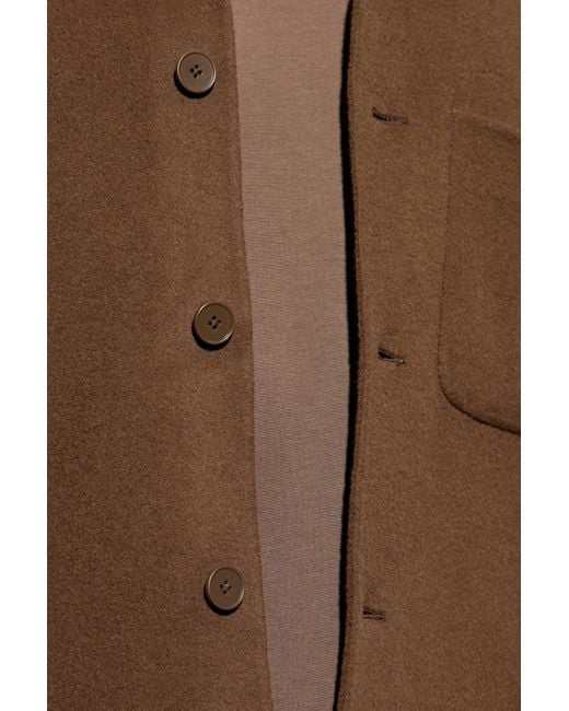 Officine Generale Blue Wool Jacket 'Hamilton' for men