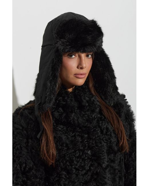 By Malene Birger Black Insulated Hat 'Rolla'