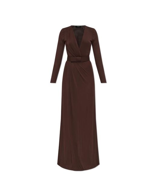 DSquared² Brown Maxi Dresses