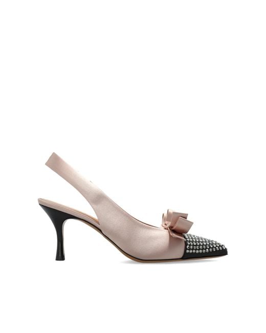 Chloé White Heeled Shoes "Alba"