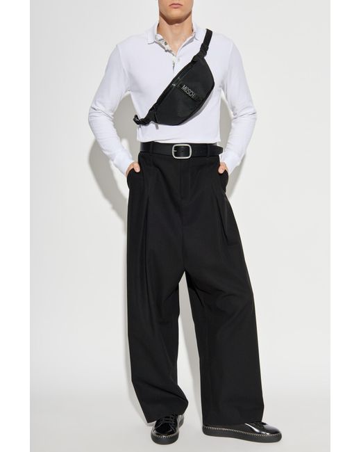 Etro White Long-Sleeve Polo for men