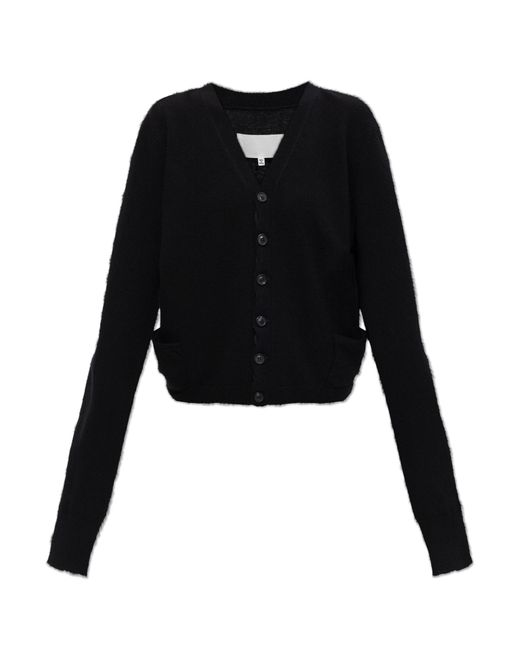Maison Margiela Black Wool Cardigan
