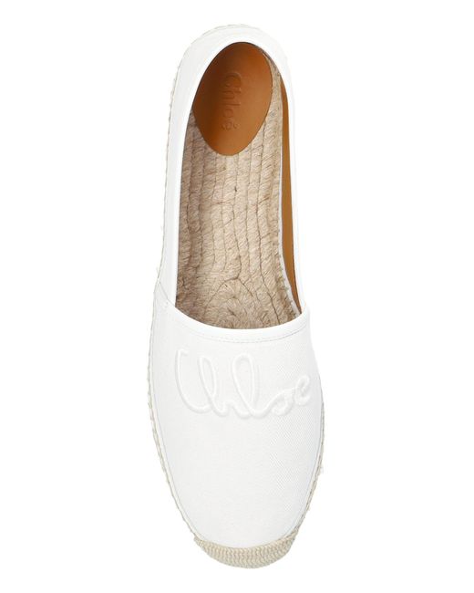 Chloé White Espadrilles 'Isla'