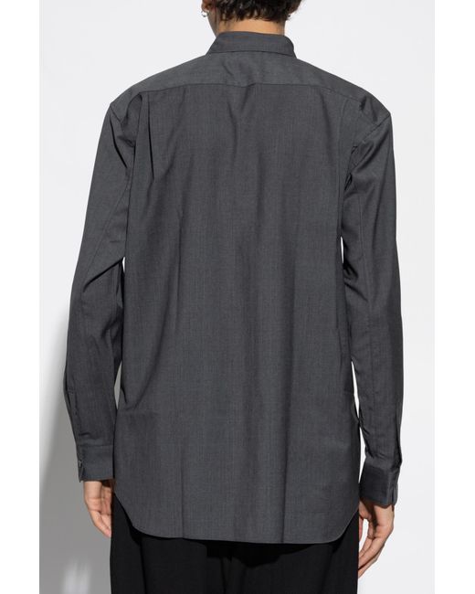 Comme des Garçons Gray Wool Shirt for men