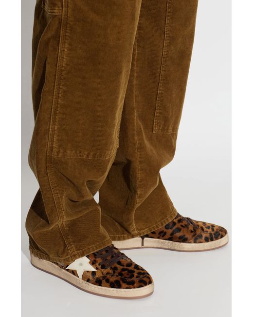 Golden Goose Deluxe Brand Brown 'Ball Star' Sports Shoes for men