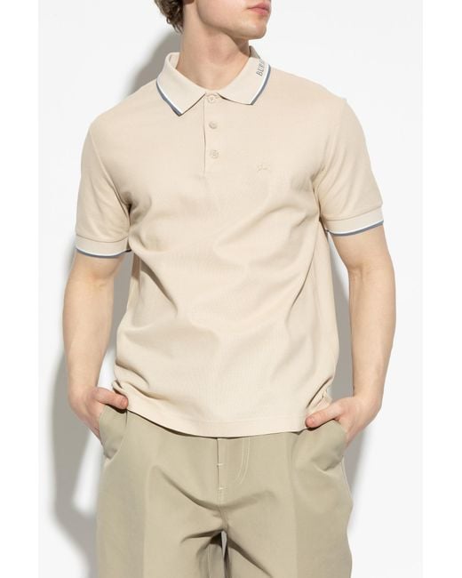 Burberry Natural Polo 'Evan Cuff' for men