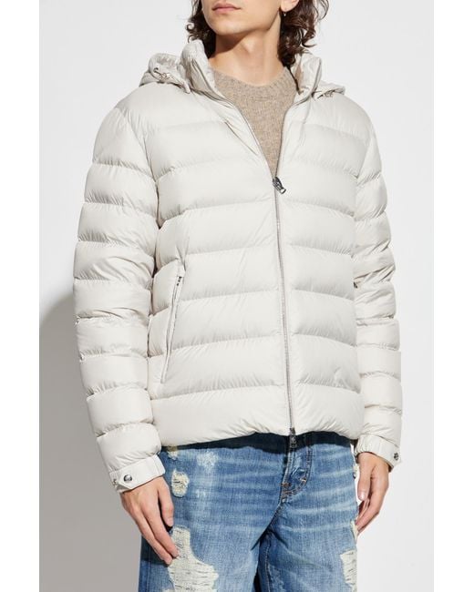 Moncler White Down Jacket "Arneb" for men