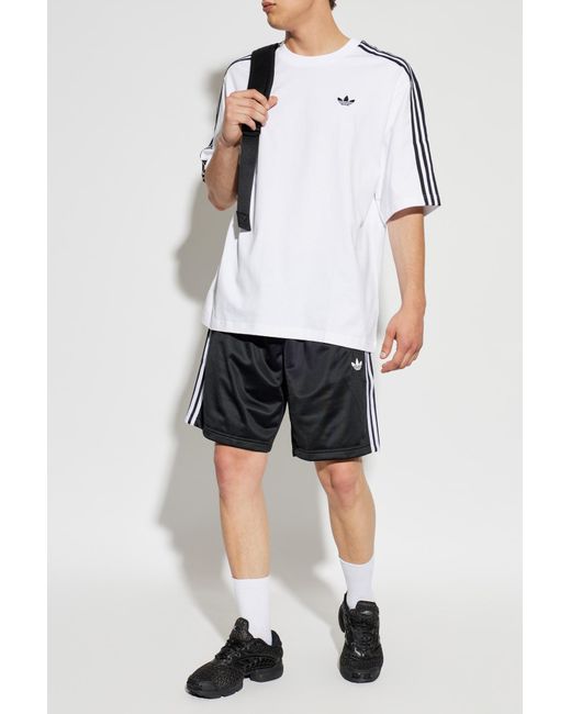 Adidas Originals White T-Shirt With Logo for men