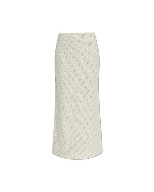 Samsøe & Samsøe White "Saagneta Long" Skirt