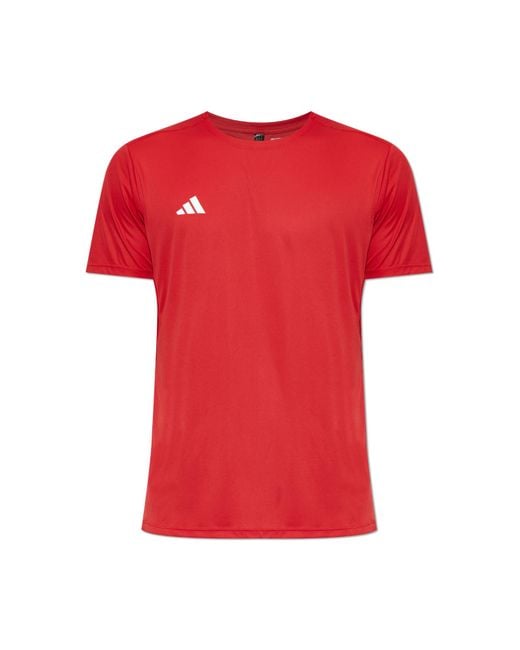 Adidas Originals Red T-Shirt From The Adizero Collection for men