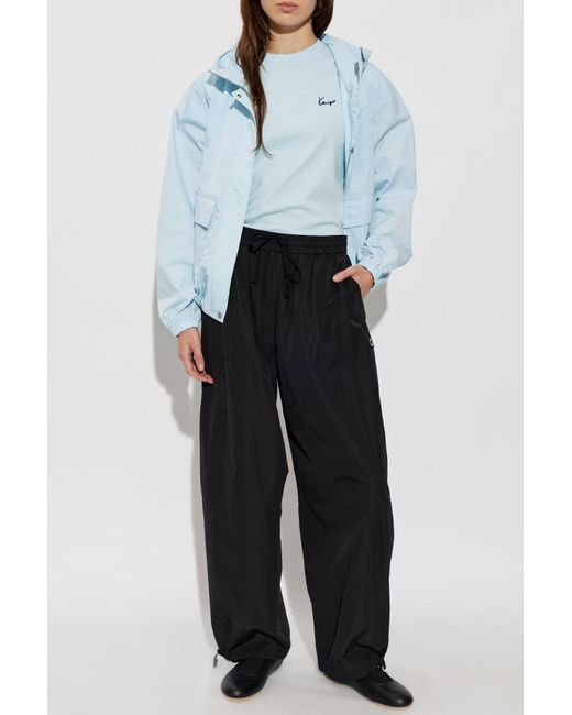 KENZO Blue Light Jacket With Hood