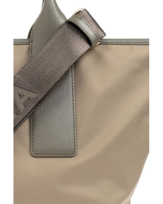 Furla Green Handbag Piuma Large Type Shopper