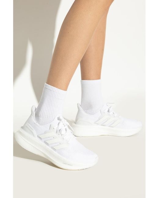 Adidas Originals White 'Ultraboost 5 W' Sports Shoes