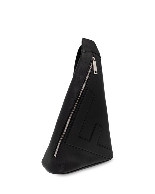 Fendi Black Single-Strap Backpack "Cono Large" for men
