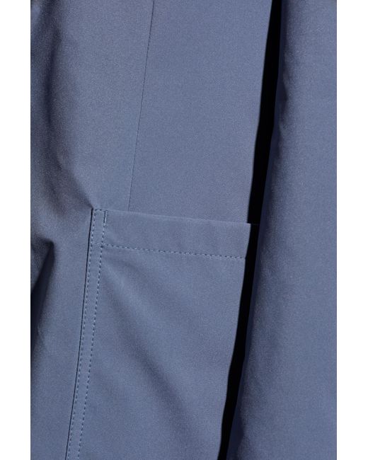 Brioni Blue Blazer With Notch Lapels, for men