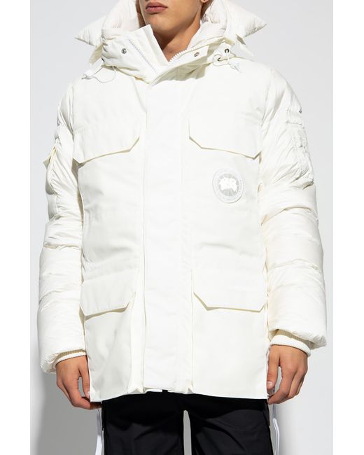 Canada Goose White ‘Paradigm Expedition’ Down Parka for men